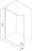 Mexen Kioto L paroi de douche de plain-pied arrondie 110 x Voir les images du produit 6