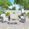 Ensemble de meubles de jardin 4 pièces Pour usage extérieur Voir les images du produit 9