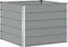 vidaXL Fioriera grigio chiaro 100 x 100 x 75 cm in acciaio Anteprima dell’immagine prodotto 1