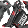 A collage of a leaf blower/vacuum cleaner. Produktbild-Vorschau