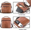 Umhängetasche Leder Herren Herrentasche Schultertasche Produktbild-Vorschau 3