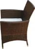 vidaXL 9-tlg. Garten-Essgruppe mit Auflagen Poly Rattan Produktbild-Vorschau 5