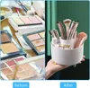 Kosmetik Make Up Organizer,360°Drehbarer Pinsel Produktbild-Vorschau 3