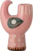 Trudy Kerzenhalter, Rose, Steingut Produktbild-Vorschau 1