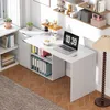 HOMCOM Eckschreibtisch L-Form Schreibtisch mit Offenen Produktbild-Vorschau 9