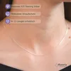MATERIA sieraden, fijne 925 zilveren panterketting, 1 mm - Productafbeelding-voorbeeld 10