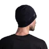 Buff Merino Lightweight Beanie Solid Black UNI Czapka Podgląd zdjęcia produktu 5