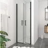 Porte de Douche Double Battant 90x200cm - Verre Trempé Voir les images du produit 2