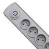 Qoltec 50272 listwa przeciwprzepięciowa szara 5 gniazd 230 Podgląd zdjęcia produktu 11