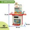 Grande cucina per bambini con luce, rubinetto Anteprima dell’immagine prodotto 5