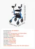 VEVOR Rollator Faltbar mit Sitz, Leichtgewicht Gehwagen mit Produktbild-Vorschau 7