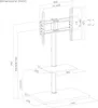 PureMounts TV Ständer, Standfuss, Universal Fernsehständer Produktbild-Vorschau 6