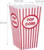 Relaxdays Popcorntüten, 100er Set, gestreift, Retro-Optik, Produktbild-Vorschau 4