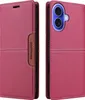 A product shot of a red flip wallet phone case, shown from two angles. Produktbild-Vorschau