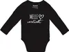 Huuraa Baby Body Melle verliebt 62 Black  Baumwolle Produktbild-Vorschau 1