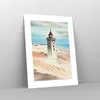 Poster - Poster ohne Rahmen - Laterne Meer Bild - 30x40 cm Produktbild-Vorschau 7