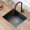 Auralum Küchenspüle Edelstahlspüle 50 x 43cm, 1 Becken Produktbild-Vorschau 2