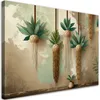Leinwandbild Boho-Pflanzen 60x40 Feeby Grün bild für die Produktbild-Vorschau 1