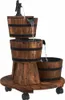 vidaXL Gartenbrunnen mit Rollen und Pumpe 55x55x80 cm Produktbild-Vorschau 1