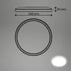 Lampada da soffitto a LED Lampada da soffitto a pannello Anteprima dell’immagine prodotto 5