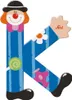 Sevi Buchstabe Clown K: 10 cm (81747) Produktbild-Vorschau 3