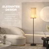 HOMCOM Stehlampe, Moderne Stehleuchte mit Fußschalter, Produktbild-Vorschau 4