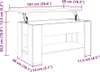 vidaXL Couchtisch Sonoma-Eiche 101x49x52 cm Holzwerkstoff Produktbild-Vorschau 7