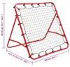 vidaXL Nastaviteľný futbalový odrazový mostík 100x100 cm Náhľad obrázku produktu 7
