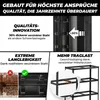 ALL Premium Schwerlastregal 180x90x40cm Schwarz – Bis 1250 Produktbild-Vorschau 2