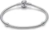 Pandora Moments Rose fleurie fermeture serpent bracelet à Voir les images du produit 2