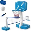 Canestro da basket e rete da pallavolo per piscina, Anteprima dell’immagine prodotto 1