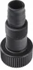 A black plastic hose adapter with threaded and barbed ends, shown against a white background. Náhled obrázku produktu