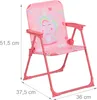 Relaxdays Kinder Klappstuhl, Campingstuhl mit Produktbild-Vorschau 4