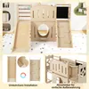 COSTWAY 8-in-1 Kinder Rutsche mit Klettergerüst, Indoor Produktbild-Vorschau 8