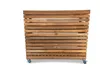 Multibox Hochbeet Holz 92x32x80cm mit Stauraum & Rollen Produktbild-Vorschau 2