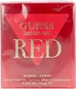 The image shows the front of a red perfume box for Guess Seductive Red. Voir les images du produit