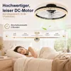 Deckenventilator mit mit Beleuchtung und Fernbedienung 38W Produktbild-Vorschau 5