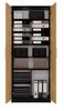 Regał zamknięty dwudrzwiowy Oliv antracyt/artisan komplet Produktbild-Vorschau 5