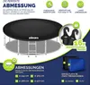 KIDUKU Kryt na trampolínu Ø305 cm - Černá plachta proti Náhled obrázku produktu 6