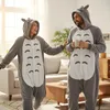 Pyjama Onesie Kigurumi Kostüm für Erwachsene, Totoro, M: Produktbild-Vorschau 5