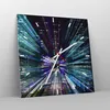 Wanduhr - Quadrat - Glasuhr - Abstraktion modern - 40x40cm Produktbild-Vorschau 4
