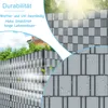 UISEBRT 10 X Hart PVC Sichtschutz Sichtschutzstreifen Für Produktbild-Vorschau 5