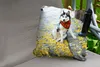 MuchoWow® Outdoor Kissen - Hund - Herbst - Husky - 60x60 cm Produktbild-Vorschau 2