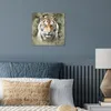 MuchoWow® Poster Tiger - Aquarell - Grün 30x30 cm - Produktbild-Vorschau 4