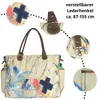 Sunsa Damen Handtasche. XXL Tasche aus Canvas/Leinwand & Produktbild-Vorschau 4