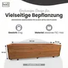 IvoQ Pflanzkasten aus Holz – 120x40x32 cm – Massives Holz – Produktbild-Vorschau 2