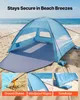 VEVOR Parasol plażowy dla 8 osób, ochrona UPF 50+, Podgląd zdjęcia produktu 4