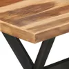 The Living Store Esstisch 120x60x75 cm Massivholz Produktbild-Vorschau 5