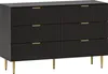 HOMCOM Commode 6 tiroirs commode chambre meuble de Voir les images du produit 1