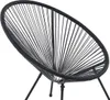 Gartensessel 2er-Set - Polyrattan - Schwarz - ALIOS III von Produktbild-Vorschau 7